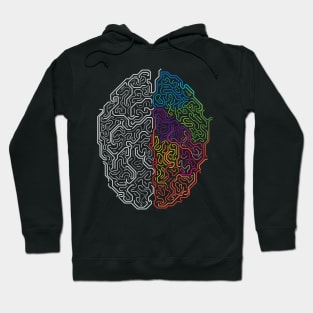 brain function illustration Hoodie